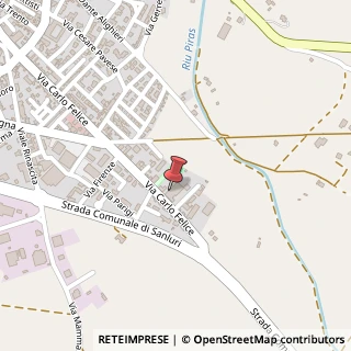 Mappa Via Carlo Felice, 32, 09025 Sanluri, Medio Campidano (Sardegna)
