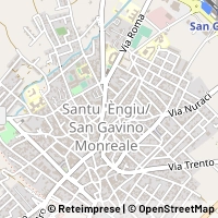 Mapa San Gavino Monreale