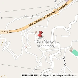 Mappa Via cairoli 3, 87018 San Marco Argentano, Cosenza (Calabria)