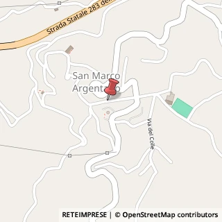 Mappa Via XX Settembre, 40/43, 87018 San Marco Argentano, Cosenza (Calabria)