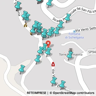 Mappa Via Giudeca, 87018 San Marco Argentano CS, Italia (0.07241)