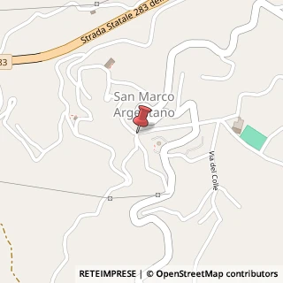 Mappa Piazza Umberto I, 17, 87018 San Marco Argentano, Cosenza (Calabria)