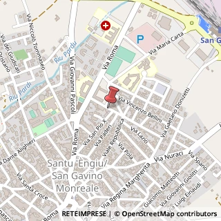 Mappa Via Giuseppe Verdi, 30, 09037 San Gavino Monreale, Medio Campidano (Sardegna)