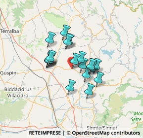 Mappa Via Enrico Fermi, 09040 Guasila CA, Italia (10.2715)