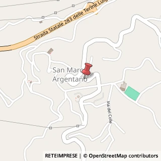 Mappa Via della repubblica 9, 87018 San Marco Argentano, Cosenza (Calabria)