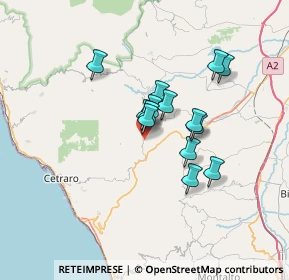 Mappa Via Corrado Alvaro, 87013 Fagnano Castello CS, Italia (5.39857)