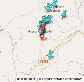 Mappa Via Corrado Alvaro, 87013 Fagnano Castello CS, Italia (1.773)