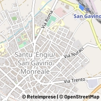 地图 San Gavino Monreale