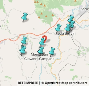 Mappa Via Fraduemonti, 03025 Monte San Giovanni Campano FR, Italia (3.94846)