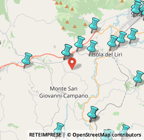 Mappa Via Fraduemonti, 03025 Monte San Giovanni Campano FR, Italia (6.564)