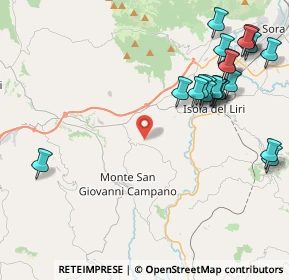 Mappa Via Fraduemonti, 03025 Monte San Giovanni Campano FR, Italia (5.481)