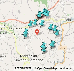 Mappa Via Fraduemonti, 03025 Monte San Giovanni Campano FR, Italia (1.801)