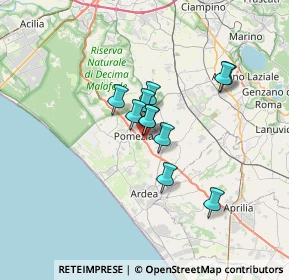 Mappa Via Pontina Vecchia, 00071 Pomezia RM, Italia (4.82727)