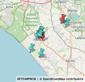 Mappa Via Pontina Vecchia, 00071 Pomezia RM, Italia (4.875)