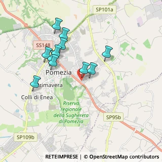 Mappa Via Pontina Vecchia, 00071 Pomezia RM, Italia (1.85636)