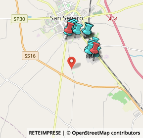 Mappa SP 19, 71016 San Severo FG, Italia (1.611)