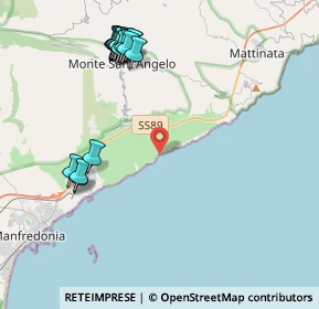 Mappa Spiaggia di Varcaro, 71037 Monte Sant'angelo FG, Italia (5.0925)