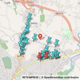 Mappa Via Accorciatoia Termini, 03100 Frosinone FR, Italia (0.54667)