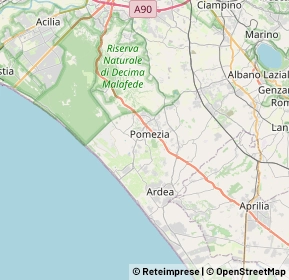 Mappa 00071 Pomezia RM, Italia (5.981)