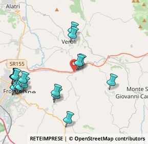 Mappa Via Ponte Vasagalli di veroli FR IT, 03029 Veroli FR, Italia (5.456)