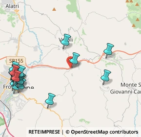 Mappa Via Ponte Vasagalli di veroli FR IT, 03029 Veroli FR, Italia (5.9735)