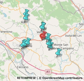Mappa Via Ponte Vasagalli di veroli FR IT, 03029 Veroli FR, Italia (5.93083)