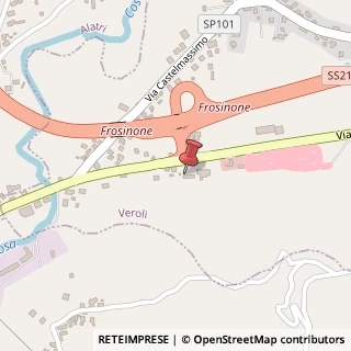 Mappa Via Castelmassimo, snc, 03029 Veroli, Frosinone (Lazio)