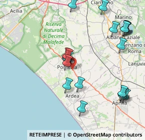 Mappa Via Pontina Km 31.500, 00071 Area Produttiva RM, Italia (9.493)