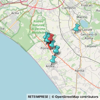 Mappa Via Pontina Km 31.500, 00071 Pomezia RM, Italia (3.435)