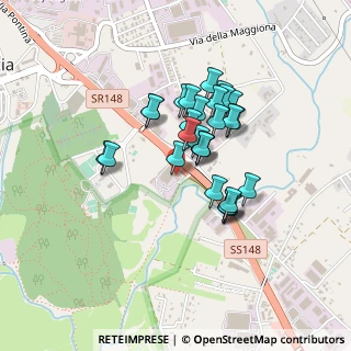 Mappa Via Pontina Km 31.500, 00071 Pomezia RM, Italia (0.35179)