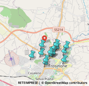 Mappa Via talete, 03100 Frosinone FR, Italia (1.64733)