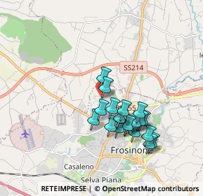 Mappa Via talete, 03100 Frosinone FR, Italia (1.676)