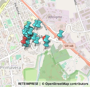 Mappa Via Cincinnato, 00040 Pomezia RM, Italia (0.385)