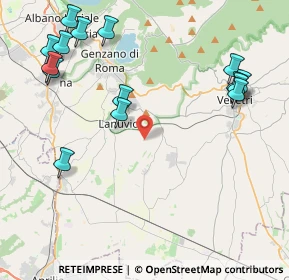 Mappa Via Mennone, 00045 Genzano di Roma RM, Italia (5.52667)