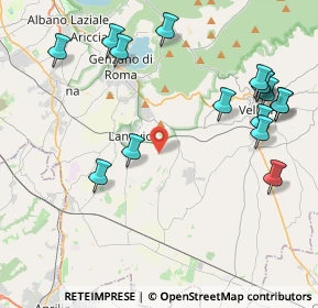 Mappa Via Mennone, 00045 Genzano di Roma RM, Italia (5.24563)
