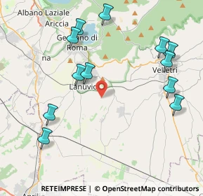 Mappa Via Mennone, 00045 Genzano di Roma RM, Italia (4.97333)