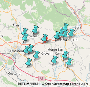 Mappa Via Casamari, 03022 Boville Ernica FR, Italia (7.265)