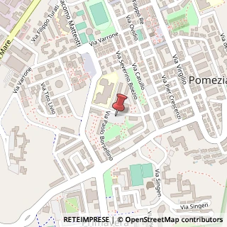 Mappa Via copernico 1, 00040 Pomezia, Roma (Lazio)