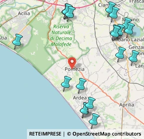 Mappa Via Salvo D`Acquisto, 00071 Pomezia RM, Italia (11.782)