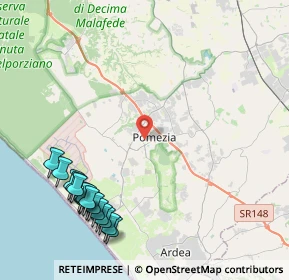 Mappa Via Salvo D`Acquisto, 00071 Pomezia RM, Italia (5.81)