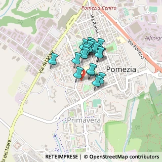 Mappa Via Salvo D`Acquisto, 00071 Pomezia RM, Italia (0.303)