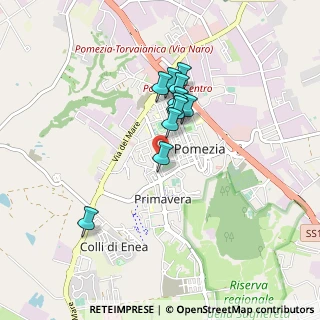 Mappa Via Niccolò Copernico, 00071 Pomezia RM, Italia (0.70273)