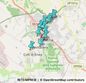Mappa Confalonieri, 00040 Pomezia RM, Italia (1.29308)