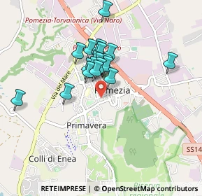 Mappa Confalonieri, 00040 Pomezia RM, Italia (0.7145)
