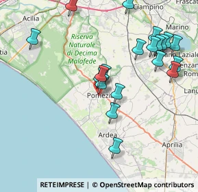 Mappa Confalonieri, 00040 Pomezia RM, Italia (9.0315)