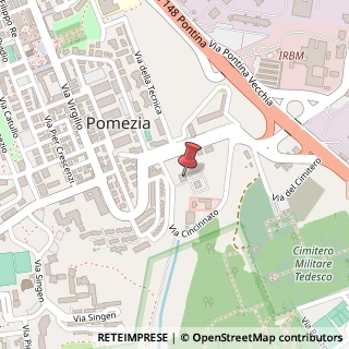 Mappa Via Cincinnato, 35, 00040 Pomezia, Roma (Lazio)