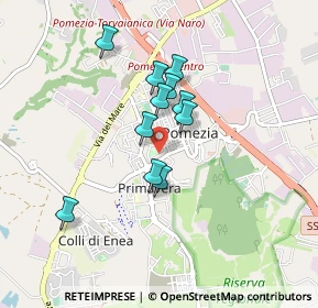 Mappa Via Enrico Berlinguer, 00071 Pomezia RM, Italia (0.71818)