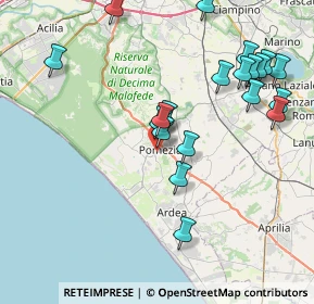 Mappa Via Enrico Berlinguer, 00071 Pomezia RM, Italia (9.155)