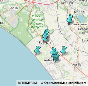 Mappa Via Enrico Berlinguer, 00071 Pomezia RM, Italia (5.80917)