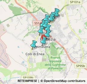 Mappa Via Enrico Berlinguer, 00071 Pomezia RM, Italia (1.36462)